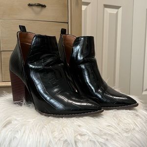 Patent Leather Booties 🖤